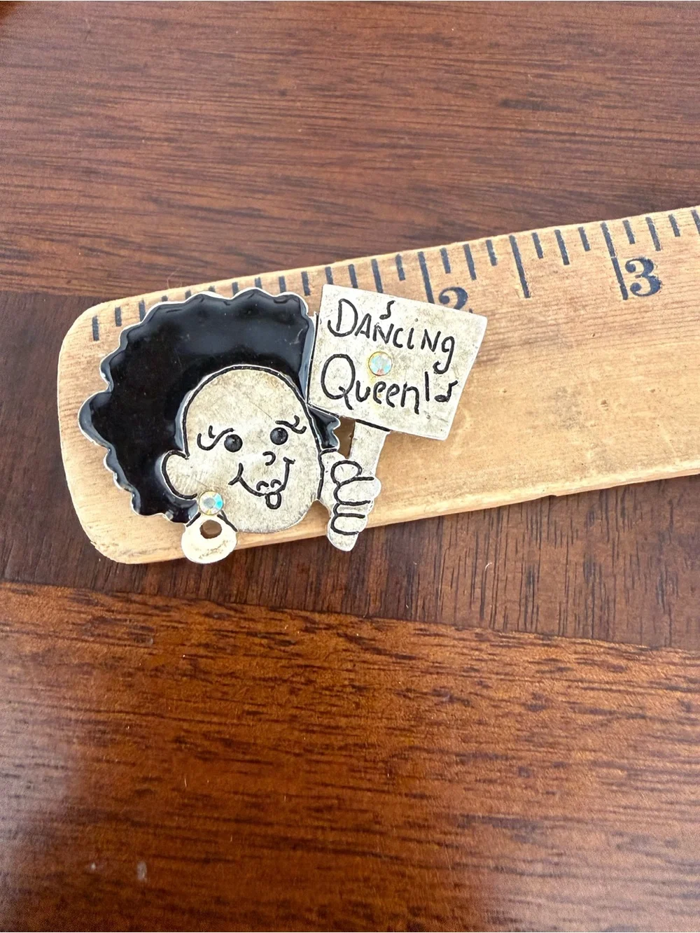 Vintage Dancing Queen AJMC Brooch